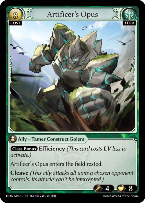Image for Artificer's Opus (267) (Dawn of Ashes Alter Edition) - Grand Archive TCG