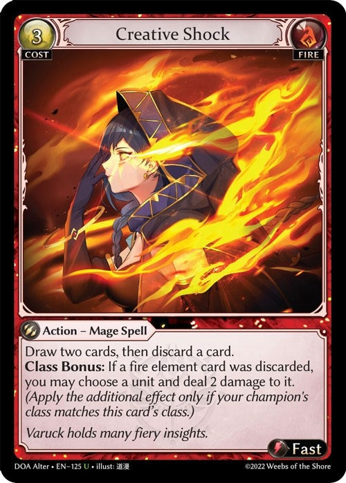 Image for Creative Shock (125) (Dawn of Ashes Alter Edition) - Grand Archive TCG