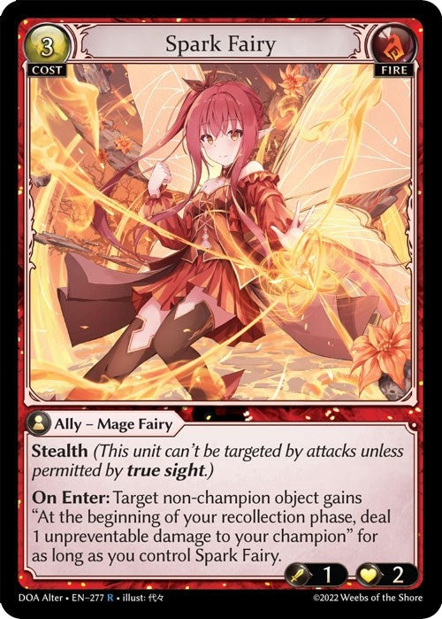 Image for Spark Fairy (277) (Dawn of Ashes Alter Edition) - Grand Archive TCG