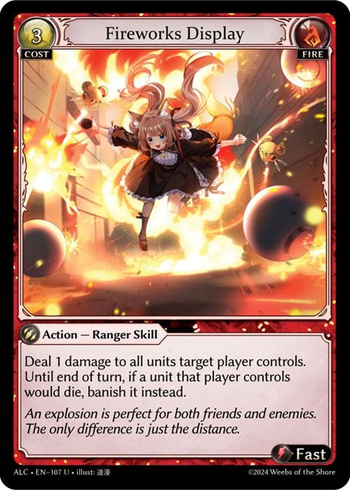 Image for Fireworks Display (107) (Alchemical Revolution) - Grand Archive TCG