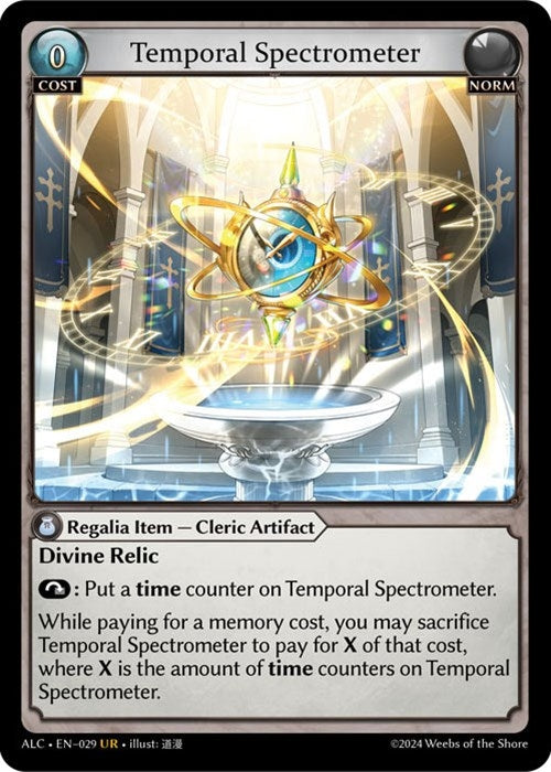 Image for Temporal Spectrometer (029) (Alchemical Revolution) - Grand Archive TCG