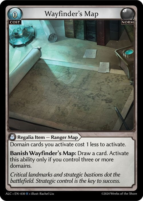 Image for Wayfinder's Map (030) (Alchemical Revolution) - Grand Archive TCG