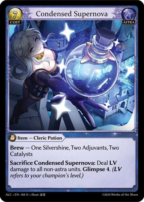 Image for Condensed Supernova (184) (Alchemical Revolution) - Grand Archive TCG