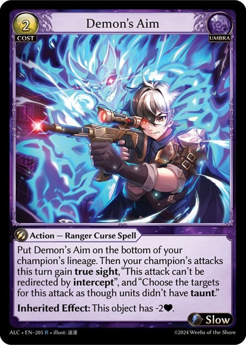 Image for Demon's Aim (205) (Alchemical Revolution) - Grand Archive TCG