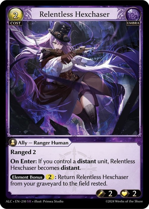 Image for Relentless Hexchaser (210) (Alchemical Revolution) - Grand Archive TCG