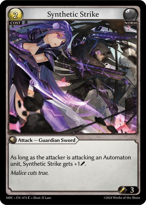 Image for Synthetic Strike (075) (Mercurial Heart) - Grand Archive TCG
