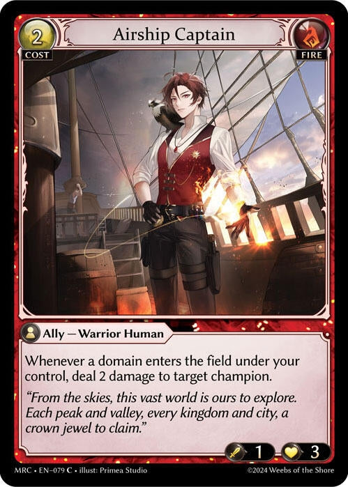 Image for Airship Captain (079) (Mercurial Heart) - Grand Archive TCG