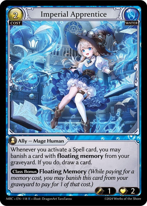 Image for Imperial Apprentice (118) (Mercurial Heart) - Grand Archive TCG