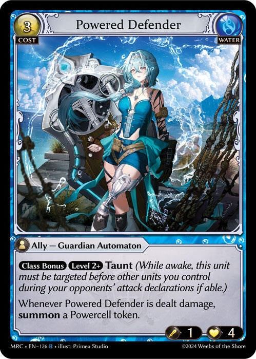 Image for Powered Defender (126) (Mercurial Heart) - Grand Archive TCG