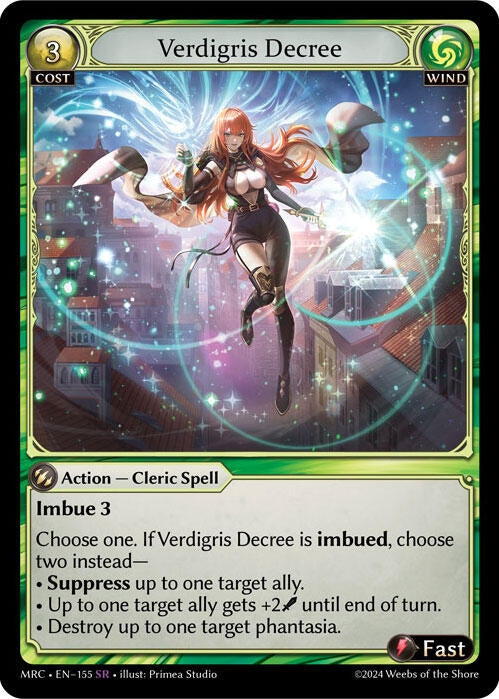 Image for Verdigris Decree (155) (Mercurial Heart) - Grand Archive TCG