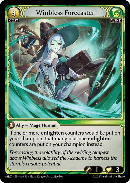 Image for Winbless Forecaster (157) (Mercurial Heart) - Grand Archive TCG