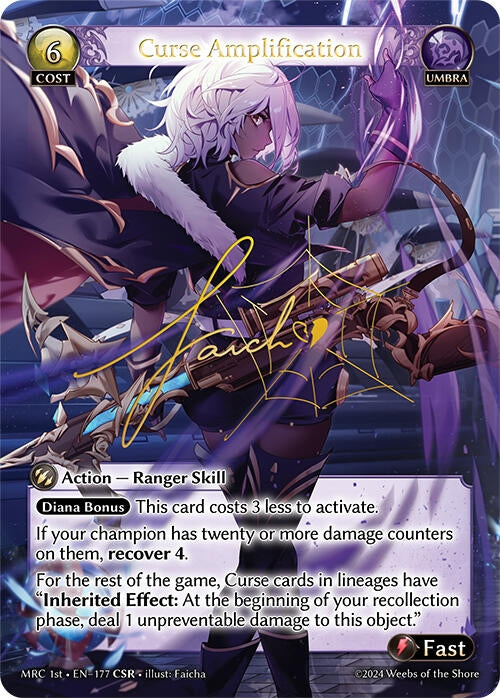 Image for Curse Amplification (CSR) (177) (Mercurial Heart) - Grand Archive TCG