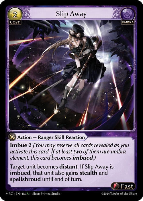 Image for Slip Away (189) (Mercurial Heart) - Grand Archive TCG