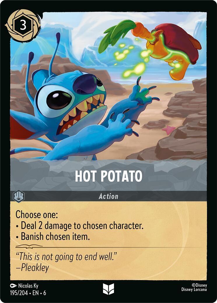 Image for Hot Potato (195/204) (Azurite Sea) - Disney Lorcana