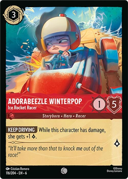 Image for Adorabeezle Winterpop - Ice Rocket Racer (116/204) (Azurite Sea) - Disney Lorcana