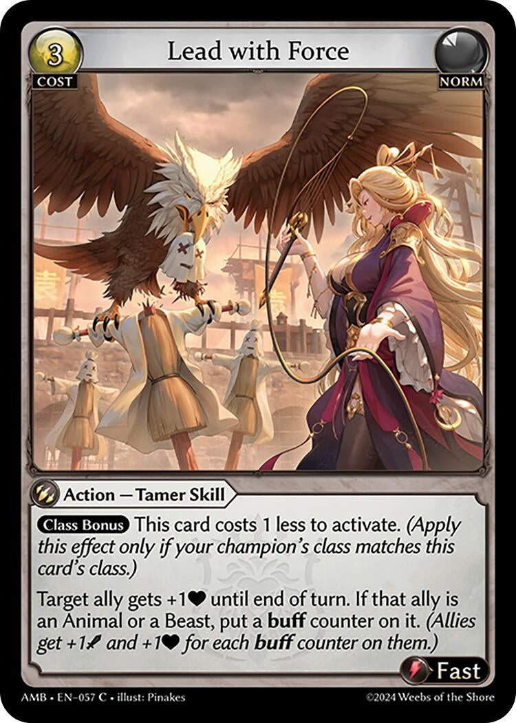 Image for Lead with Force (057) (Mortal Ambition) - Grand Archive TCG