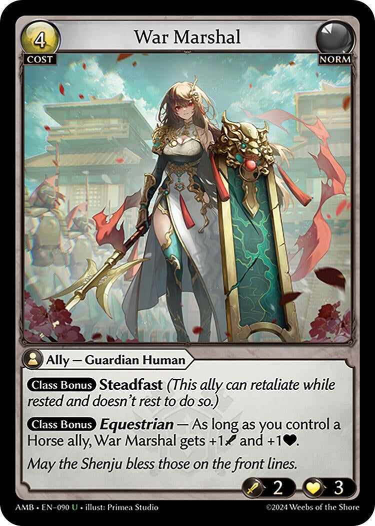 Image for War Marshal (090) (Mortal Ambition) - Grand Archive TCG