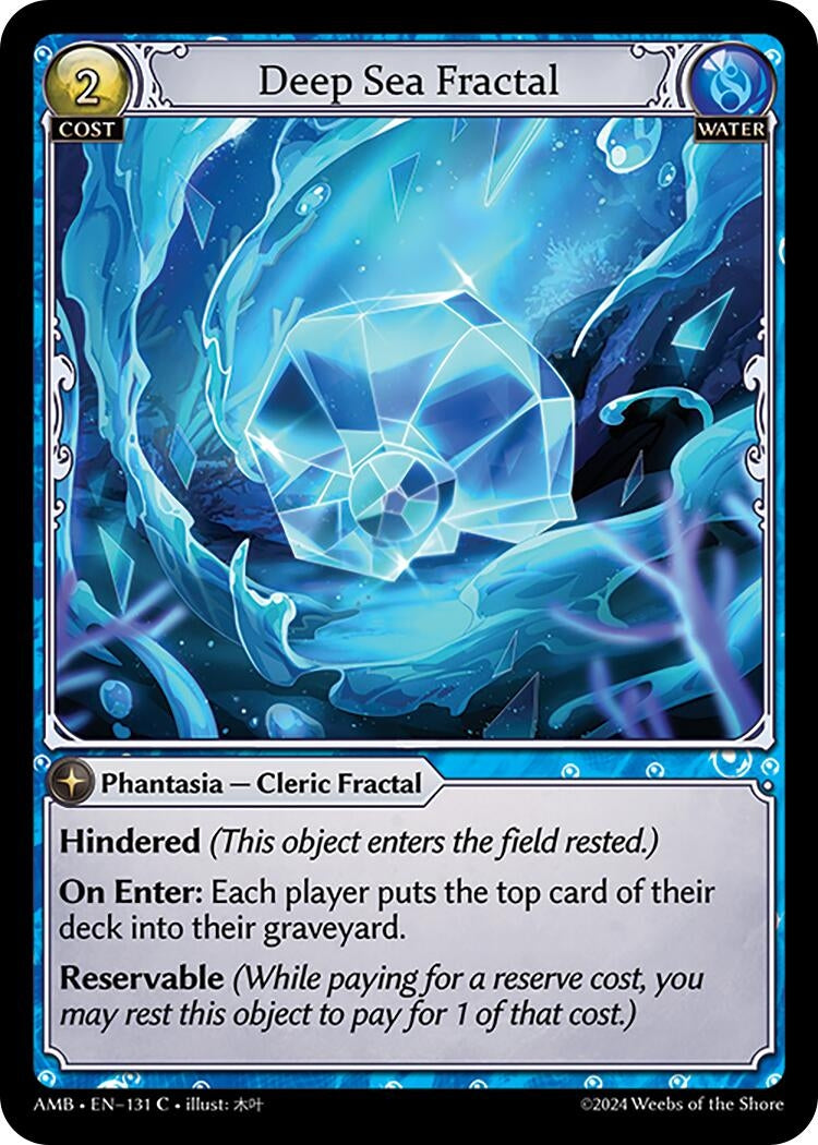 Image for Deep Sea Fractal (131) (Mortal Ambition) - Grand Archive TCG