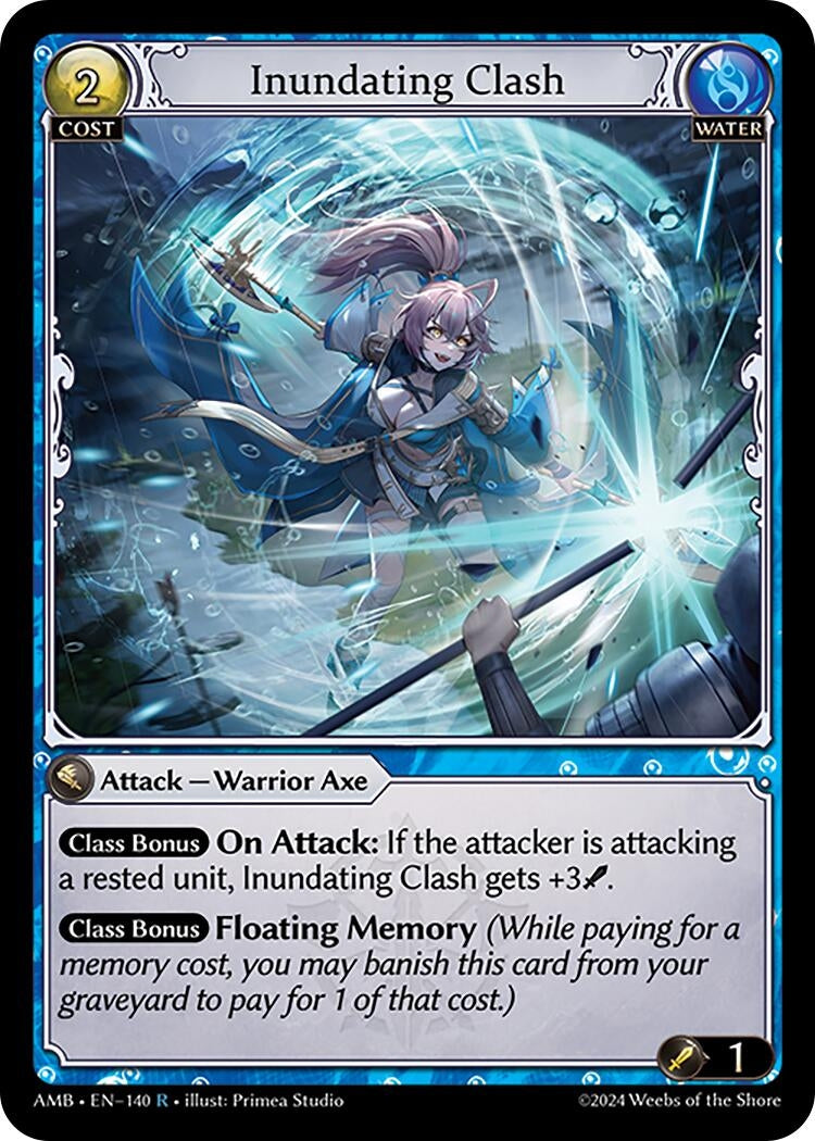 Image for Inundating Clash (140) (Mortal Ambition) - Grand Archive TCG