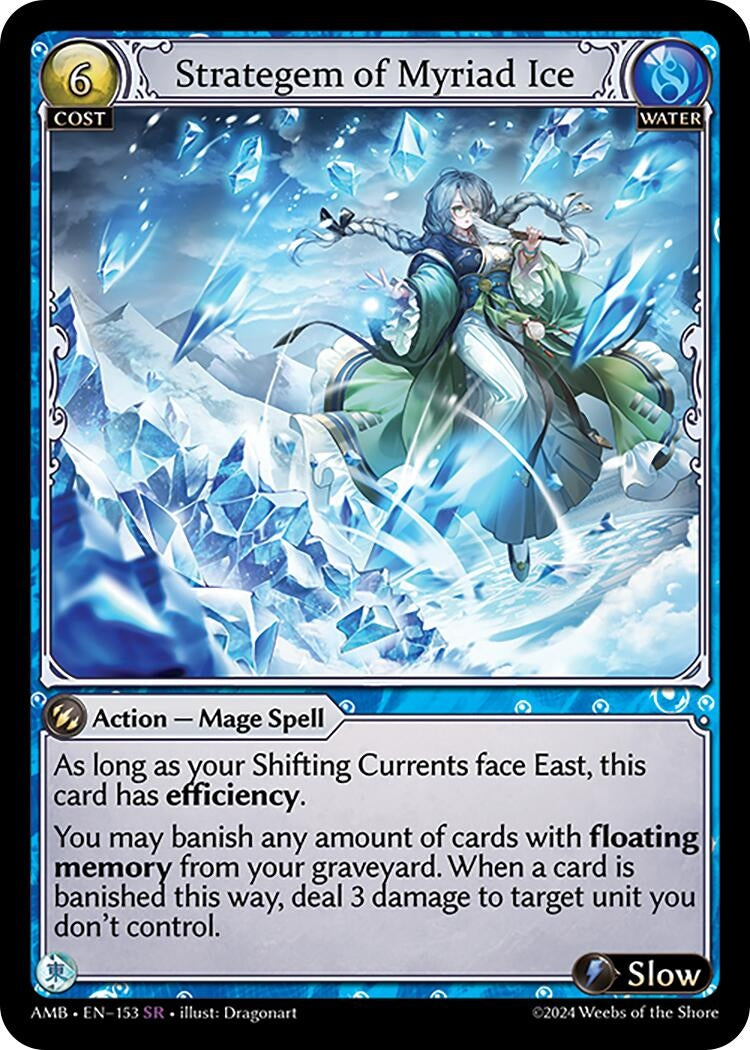 Image for Strategem of Myriad Ice (153) (Mortal Ambition) - Grand Archive TCG