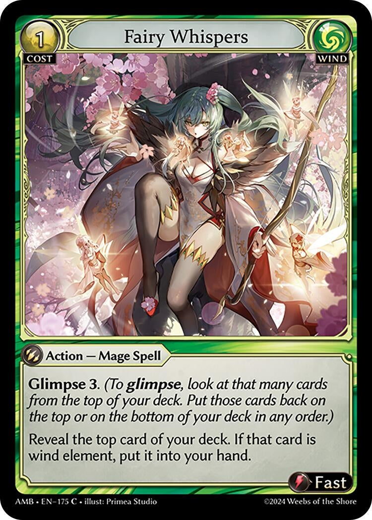 Image for Fairy Whispers (175) (Mortal Ambition) - Grand Archive TCG