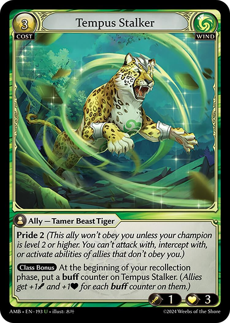 Image for Tempus Stalker (193) (Mortal Ambition) - Grand Archive TCG