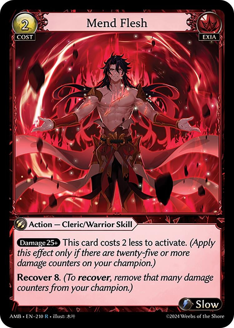 Image for Mend Flesh (210) (Mortal Ambition) - Grand Archive TCG
