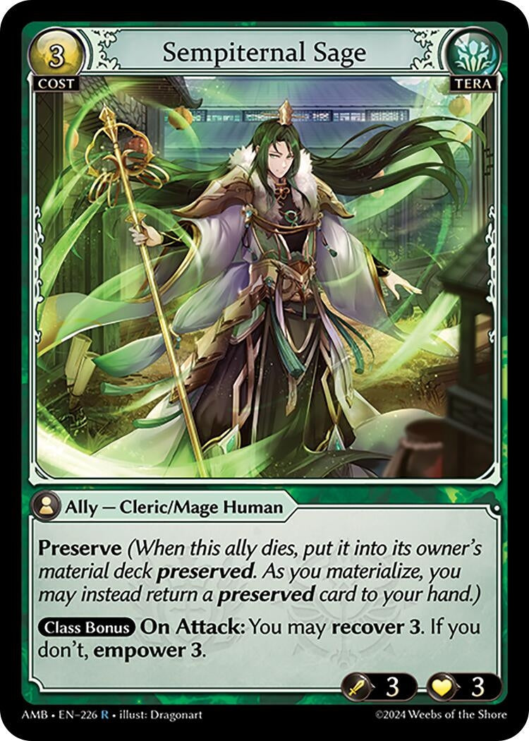 Image for Sempiternal Sage (226) (Mortal Ambition) - Grand Archive TCG