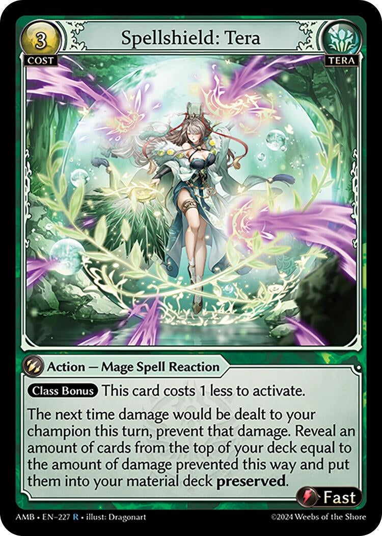 Image for Spellshield: Tera (227) (Mortal Ambition) - Grand Archive TCG