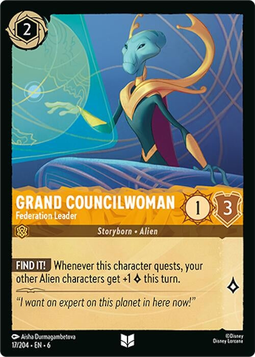 Image for Grand Councilwoman - Federation Leader (17/204) (Azurite Sea) - Disney Lorcana