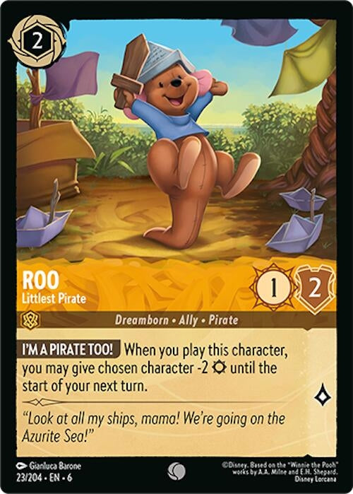Image for Roo - Littlest Pirate (23/204) (Azurite Sea) - Disney Lorcana