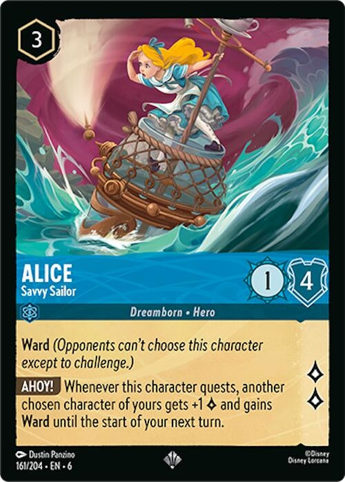 Image for Alice - Savvy Sailor (161/204) (Azurite Sea) - Disney Lorcana
