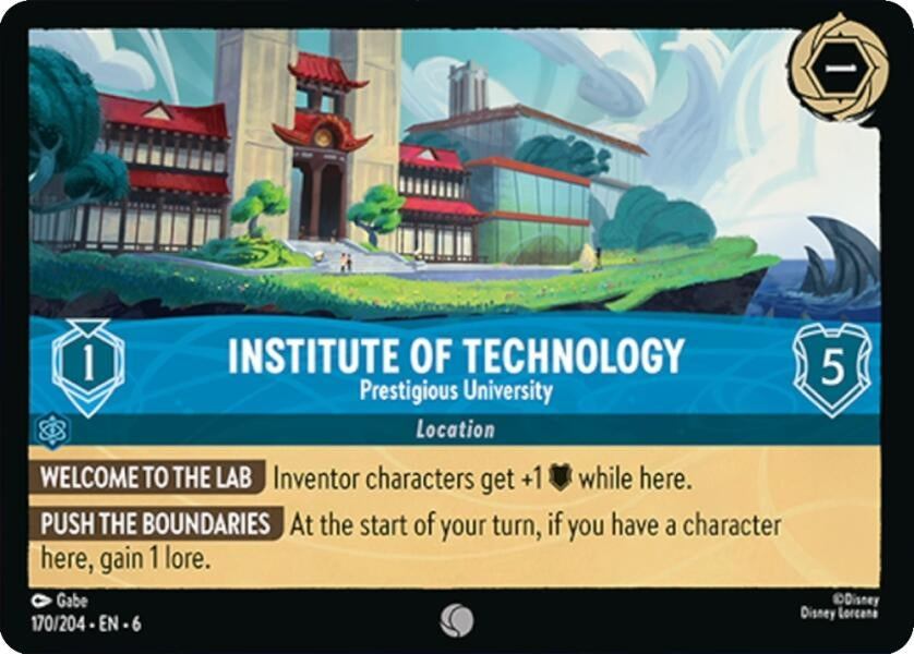 Image for Institute of Technology - Prestigious University (170/204) (Azurite Sea) - Disney Lorcana