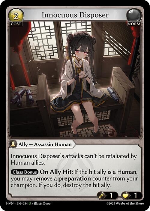 Image for Innocuous Disposer (054) (Abyssal Heaven) - Grand Archive TCG