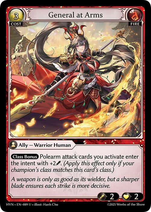 Image for General at Arms (089) (Abyssal Heaven) - Grand Archive TCG