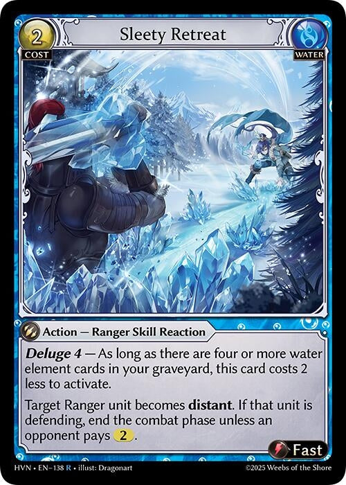 Image for Sleety Retreat (138) (Abyssal Heaven) - Grand Archive TCG