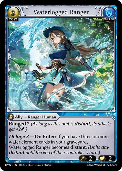 Image for Waterlogged Ranger (145) (Abyssal Heaven) - Grand Archive TCG