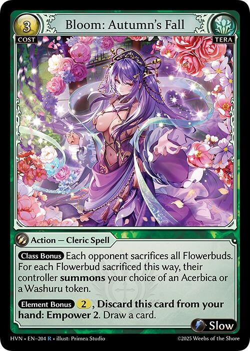 Image for Bloom: Autumn's Fall (204) (Abyssal Heaven) - Grand Archive TCG