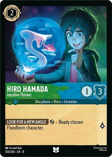 Image for Hiro Hamada - Intuitive Thinker (106/204) (Reign of Jafar) - Disney Lorcana