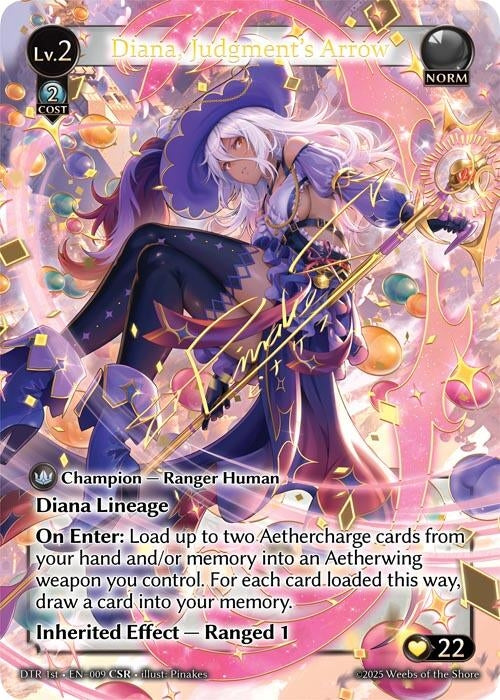 Image for Diana, Judgment's Arrow (CSR) (009) (Distorted Reflections) - Grand Archive TCG