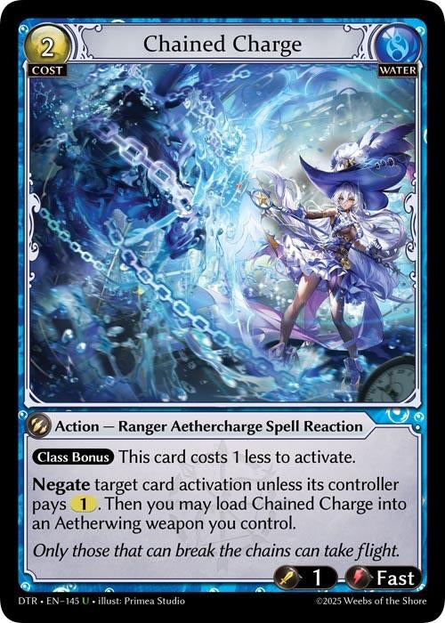 Image for Chained Charge (145) (Distorted Reflections) - Grand Archive TCG