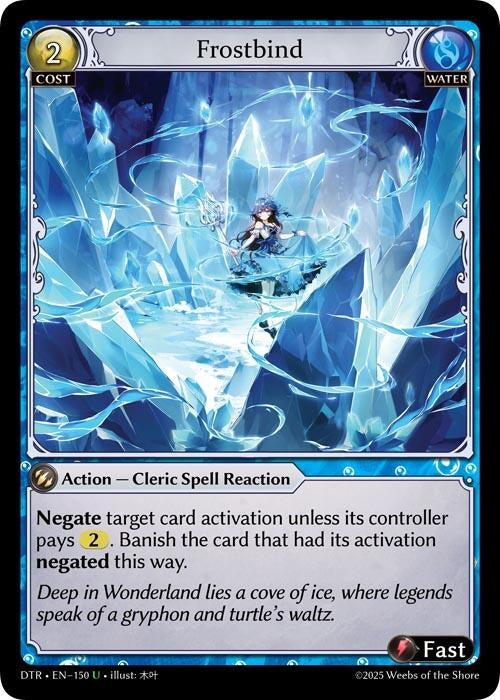 Image for Frostbind (150) (Distorted Reflections) - Grand Archive TCG