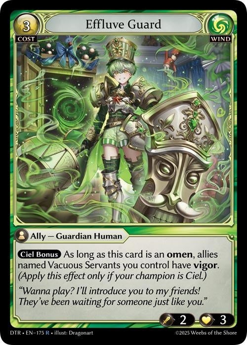 Image for Effluve Guard (175) (Distorted Reflections) - Grand Archive TCG