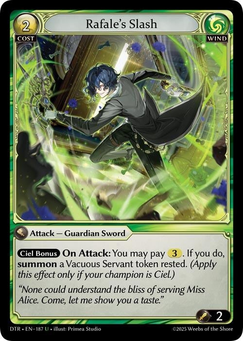 Image for Rafale's Slash (187) (Distorted Reflections) - Grand Archive TCG