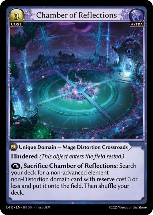 Image for Chamber of Reflections (199) (Distorted Reflections) - Grand Archive TCG