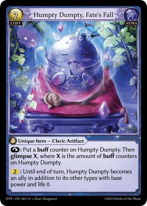 Image for Humpty Dumpty, Fate's Fall (203) (Distorted Reflections) - Grand Archive TCG