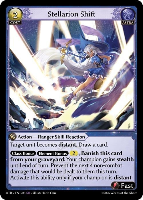 Image for Stellarion Shift (205) (Distorted Reflections) - Grand Archive TCG