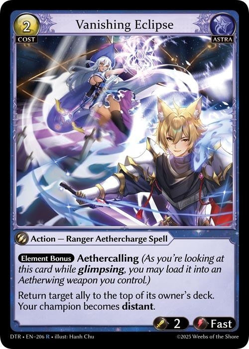 Image for Vanishing Eclipse (206) (Distorted Reflections) - Grand Archive TCG