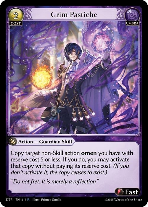 Image for Grim Pastiche (213) (Distorted Reflections) - Grand Archive TCG