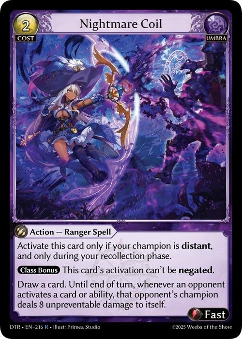 Image for Nightmare Coil (216) (Distorted Reflections) - Grand Archive TCG